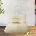 thumbnail image 4 of Sillon Individual Moderno para Sala de Piel Sintetica, Comodo y Ergonómico Sofa Juvenil Minimalista Decorativo para Dormitorio Recamara, 4 of 10
