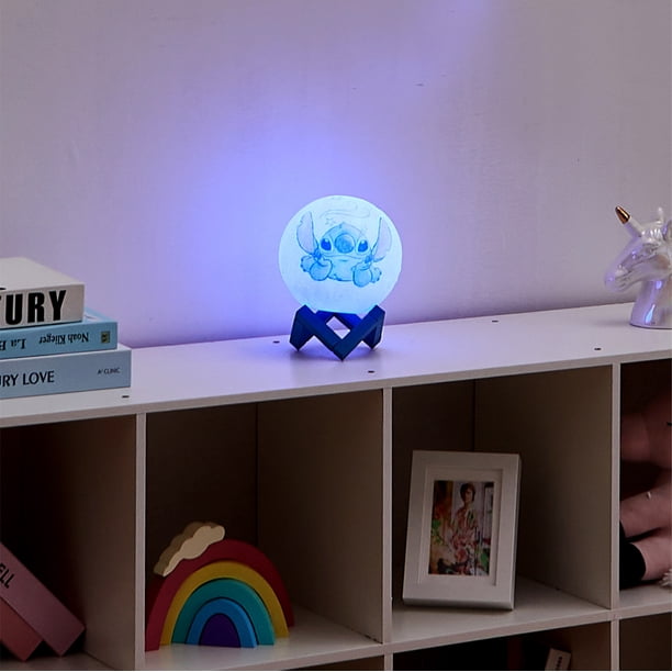 Disney Stitch LED Moon Lamp with USB Cord, 6