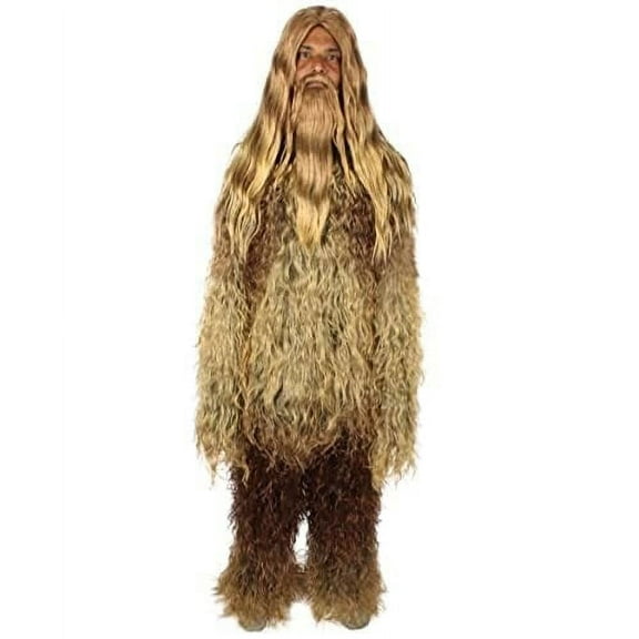 HPO| Adult Unisex Hairy Mythical Creature Horror Wig Costume| Multiple Color Options