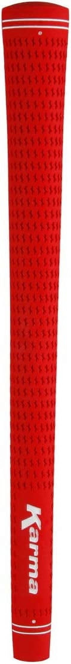 Karma Velour Red Midsize (+1/32") 13 piece Golf Grip Bundle