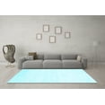 thumbnail image 3 of Ahgly Company Indoor Rectangle Solid Light Blue Modern Area Rugs, 3' x 5', 3 of 4