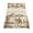 Off-White, variant on 4 Piece Queen Sheet Set Brown Western Farmhouse Sheets Set for Queen Size Bed, Breathable Soft Microfiber Bed Sheets Cooling Vintage Cowboys Cactus Fitted Sheet Deep Pocket, Pillowcases