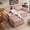 Pink, variant on 85" Convertible Sofa Bed, 85” 2-in-1 Pullout Couch with Corduroy Fabric, Multi-Functional Sleeper Sofa for Living Room Apartment, Pink