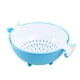 thumbnail image 1 of Juego de filtro/colador y recipiente de cocina dos en uno, filtro, juego de filtro colador desmontable, ahorro de espacio, se utiliza para lavar y mezclar frutas y verduras, 1 of 4