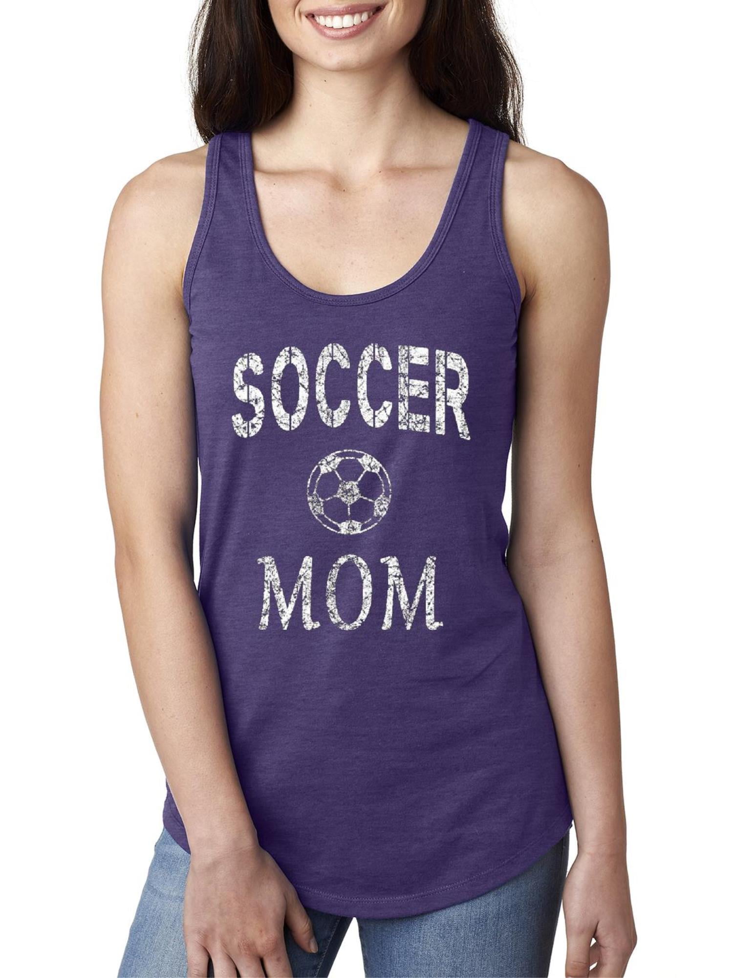 IWPF Womens Soccer Mom Racerback Tank Top