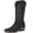 23YY13 Black2, variant on GLOBALWIN Pink Cowboy Boots For Women Western Boots Embroidered Mid-Calf Knee High Cowgirl Boots Size 8.5M