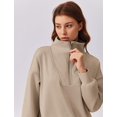thumbnail image 4 of Conjunto de sudaderas PINSPARK Sudadera con cremallera en cuarto y pierna ancha L, 4 of 6