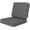 dark gray, variant on Favoyard Outdoor Deep Seat Cushion Set, 22 x 22 Inch Rainproof & 3-Year Fade Resistant Wicker Furniture Cushions with Ties for Chair, Sofa, Couch