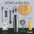 thumbnail image 2 of Kit Bartender Barillio Black Mixology de 9 piezas con soporte, 2 of 7