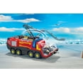 thumbnail image 4 of PLAYMOBIL Airport Fire Engine with Lights and Sound Vehicle Playset, 4 of 9