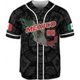 thumbnail image 2 of Mostprints Custom Mexico Baseball Jerseys Mexican Eagle & Flag Shirt for Teams, Mexico Shirts for Men & Women Size S-5XL (5XL), 2 of 5