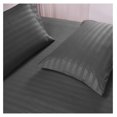 thumbnail image 4 of Jiowenm Stripe Sheet Set - Luxury Hotel 1800 Premier Bedding Sheets & Pillowcases - Ultra Soft Breathable & Cooling Bed Sheets - Wrinkle Resistant - 4 Piece Set - , Gray, 4 of 7