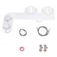 thumbnail image 2 of Baño Bidet Bidet Asiento de Inodoro Ajuste No-eléctrico Frío Frío Femenino Ajustable Temperatura / Presión Nalgas Tapa de Inodoro Inteli blanco Baoblaze Anexo de inodoro bidé, 2 of 8