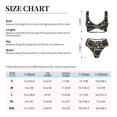 thumbnail image 6 of Wukai Snake And Flower Women's Bikini Set Two Piece,wimsuit High Waisted V Neck Twist Front Adjustable Spaghetti Straps Bathing Suit-Large, 6 of 7