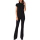 thumbnail image 2 of Suéter sin mangas de cuello alto para mujer Inspire Chic, suéter de punto casual, color negro, 2 of 6