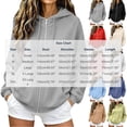 thumbnail image 4 of AnuYalue Womens Zip Up Hoodies Trendy Casual Long Sleeve Zipper Sweatshirts Fall Winter Track Jackets with Pockets, 4 of 7