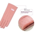 thumbnail image 2 of Qarigey Guantes calientes de AcrylicFibers para la variedad de colores disponibles de la tecnología de la pantalla táctil de las mujeres guantes y mitones rosa Talla única, 2 of 6