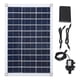 thumbnail image 1 of Kit de bomba de agua Solar de 12V, trabajo continuo, bajo ruido, CC, bomba de fuente de agua alimentada por energía Solar para estanque y jardín, 1 of 5