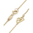 thumbnail image 2 of Pulsera Corazones Enlazados 3 Oros Solido 10k, 2 of 4