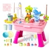 JoyStone 4-in-1 Toddler Sand & Water Table, 21.25 in Kids Sink Playset with Electric Pump, Fishing… — $34.99 (42% off)