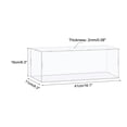 Uxcell Display Case Box, Acrylic Box, Dustproof Protection Showcase ...