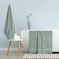 thumbnail image 4 of MyOwn Premium Cotton Oversized 2 Pack Bath Sheet 35x70 - 100% Pure Cotton - Ideal for Everyday use - Ultra Soft & Highly Absorbent - Machine Washable - Jade, 4 of 5