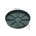 thumbnail image 2 of Unique Bargains Plant Pot Saucers 9 Inch, 3 Pack Plastic Round Plant Pot Flower Drip Tray, White, 2 of 6