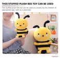thumbnail image 5 of KAKOWELY 2 piezas de peluche de abeja, almohada de peluche, juguete de abeja decorativo., 5 of 5