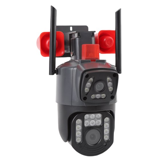 Cámara De Seguridad Inalámbrica De Lente Dual 1080p Detección De Movimiento HD IP66 Agua A Prueba De Agua Con La Aplicación Hogar Interior Exterior