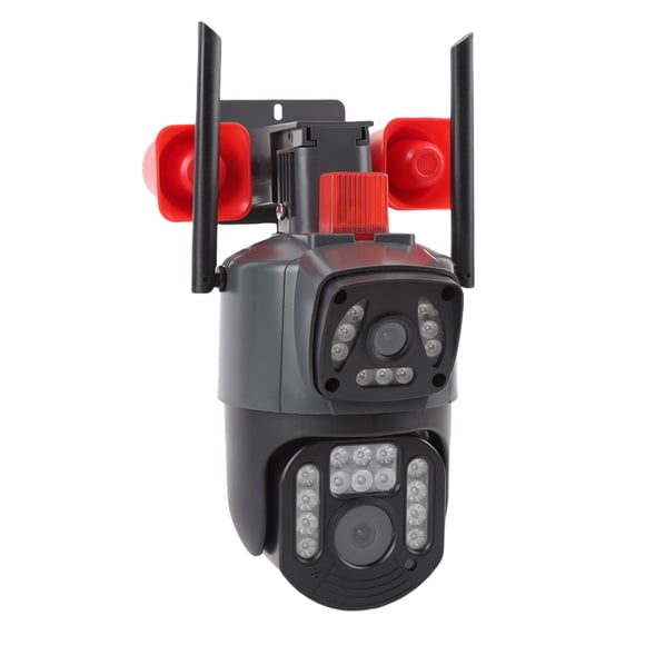 Cámara De Seguridad Inalámbrica De Lente Dual 1080p Detección De Movimiento HD IP66 Agua A Prueba De Agua Con La Aplicación Hogar Interior Exterior
