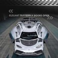 thumbnail image 4 of 1/24 Scale Bens Amg One Sports Car Toy Model Alloy Diecast Pull Back Sound Light Model Car Toy For Boy Birthday Gifts Collection, 4 of 5