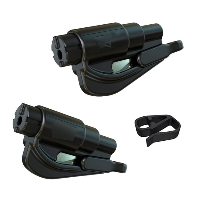 2pack, The Original Emergency Keychain Car Escape Tool, The Original Keychain Car Escape Tool,Window Breaker, Black