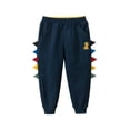 thumbnail image 2 of Godderr Kids Toddler Boys Spring Autumn Sweatpants 1-9Y Baby Dinosaur Active Jogger Pants,Kids Cartoon Sports Jogger Pants Casual Lounging Bottoms, 2 of 7