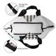 thumbnail image 4 of Balery Houndstooth Black And White Bolsa Tote Estilo Estético con Cremalleras, Bolsa de Hombro, Bolsa de Compras Grande y Plegable, 4 of 8