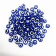 thumbnail image 1 of Cuentas ovaladas de resina para fabricación de joyas, accesorios para pulsera y pendientes hechos a mano, ojo malvado, 6mm, 8mm, 10mm, lote de 50 unidades, 1 of 4