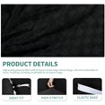 thumbnail image 4 of Latest Checkered 3 Pieces Couch Covers for 2 Cushion Couch High Stretch Thickened Love Seat Sofa Cover for Dogs Pets Anti Slip Elastic Loveseat Slipcover Protector (Loveseat, Black), 4 of 7