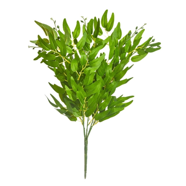 Artificial Flowers Are Placed In The Display Case Of The Window Artificial Myrtle Leaf Spray About 18 To 20Inch