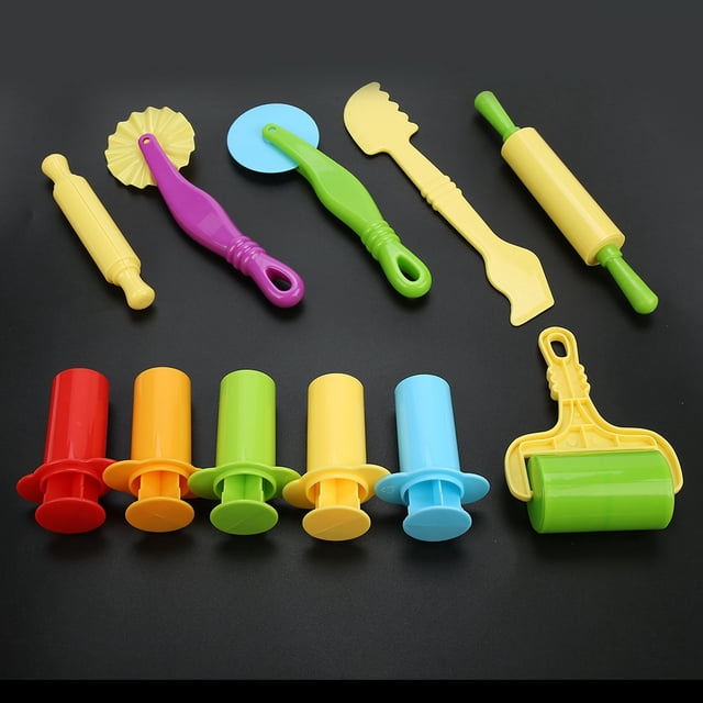 Moule en Plastique Coloré, Plastique, Kit d'Outils de Pâte pour Enfants
