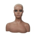 thumbnail image 5 of FITYLE Female Mannequin Head Display Model 16.5inch Tall for Barbershop Accessories B, 5 of 9