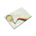 thumbnail image 3 of MKHERT Retro Vintage Hot Air Balloon with Rainbow Doormat Rug Home Decor Floor Mat Bath Mat 23.6x15.7 inch, 3 of 3