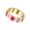 Pink, variant on Heart Rings for Women Stainless Steel 6mm Gold Plated Pink Green Brown Size 5 Personalized Statement Simple Cute Band Dainty Elegance Jewelry Green Size 9