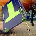 thumbnail image 4 of Dteck for Samsung Galaxy Tab S9 Plus Case 2023, Heavy Duty Rugged Military Grade Shockproof Case for Galaxy Tab S9 Plus / S9 FE Plus 12.4 Inch with Kickstand - S Pen Holder, Navy + Green, 4 of 5