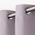thumbnail image 5 of Exclusive Home Curtains Sateen Twill Woven Room Darkening Blackout Grommet Top Curtain Panel Pair, 52x96, Lilac, 5 of 5