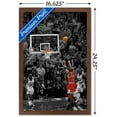thumbnail image 3 of Michael Jordan - The Shot Wall Poster, 14.725" x 22.375" Framed, 3 of 5