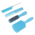 thumbnail image 4 of Juego de cepillos para peinar el cabello, juego de 4 cepillos para el cabello, peines para el cabello, juego de cepillos para el cabello de ingeniería de precisión, 4 of 14