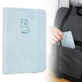thumbnail image 2 of A7 Pocket Notebook, 100 Sheets Small PU Leather Journal with Elastic Band, Mini Lined Notebook with Cute Horse Embossed Cover, Portable Pocket Diary for Daily Notes, Travel and Work, 2 of 8