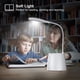 thumbnail image 5 of Lámpara de escritorio LED, lámpara de mesa LED regulable, luz nocturna con atenuación continua para estudiar, recargable por USB, soporte para bolígrafo y teléfono (blanco), 5 of 5