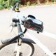 thumbnail image 3 of Bolsa de ciclismo con saco de tubo con pantalla táctil frontal de bicicleta azul, 3 of 5
