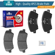 YXPCARS 4PCS Ceramic Brake Pads(Front) for Hyundai Accent Kia Rio 2012-2017 All Models (D1593)