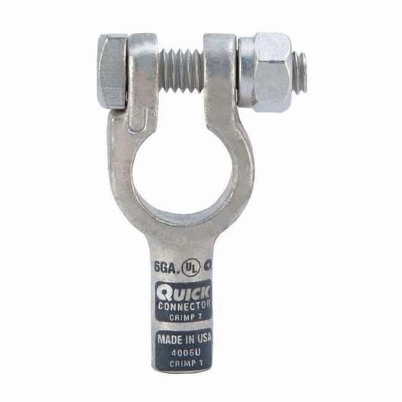 Fusion Battery Terminal,Straight,Crimp 4006U